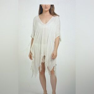 L*Space Seaport cream swim cover up